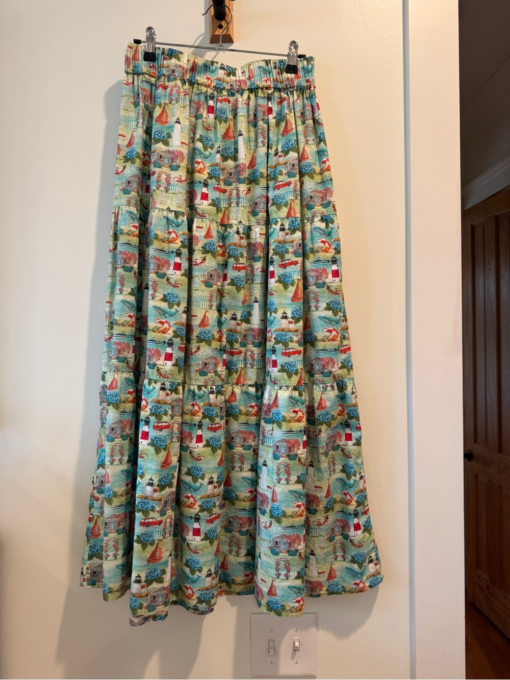 Women's Beau & Ro Nantucket Sconset Tiered Maxi Skirt, size small